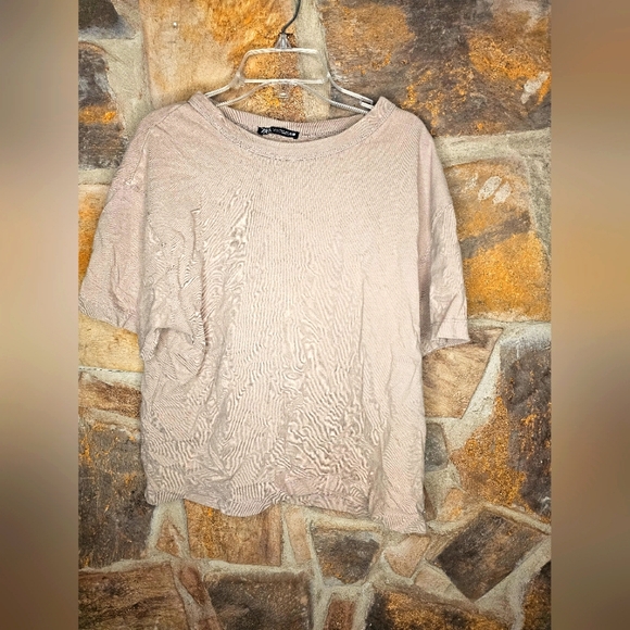 Zara Tops - Zara  light brown top